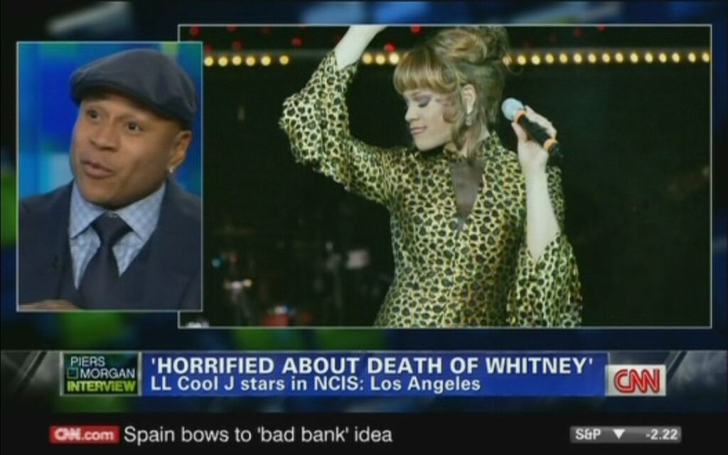 CNN-PiersMorgan-WhitneyHouston-IkennaBeneyAmaechi-LLCoolJ